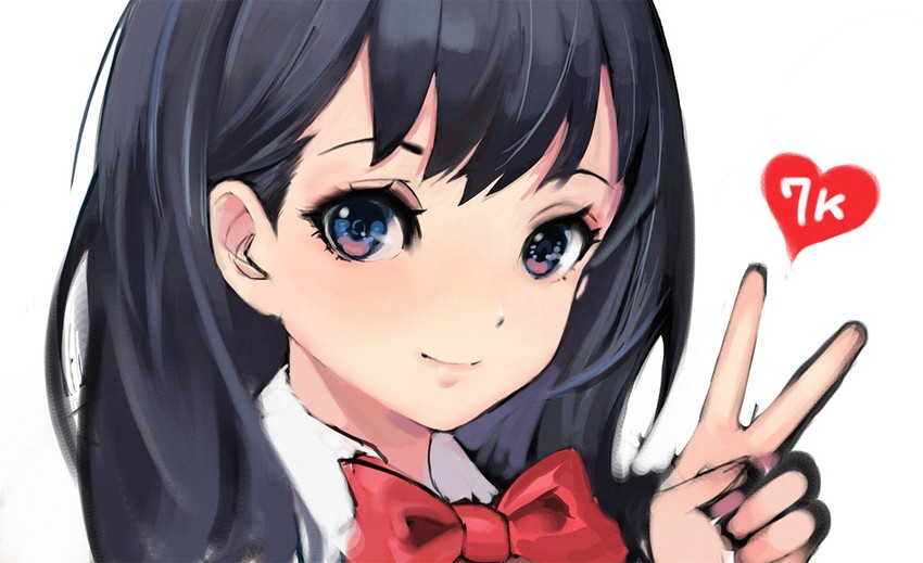 takarada rikka (gridman universe and 1 more) drawn by bobobong