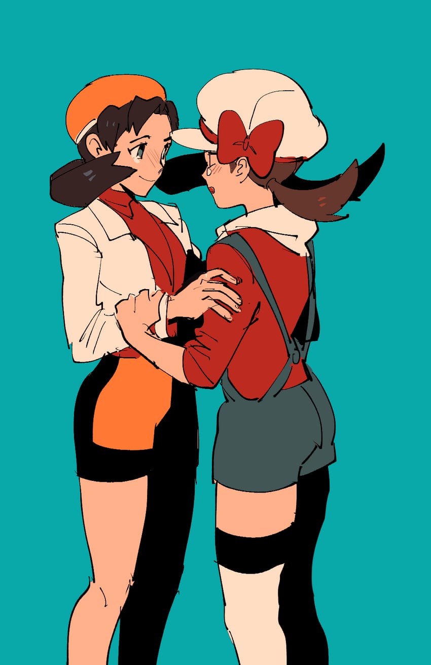 lyra and kris (pokemon and 2 more) drawn by kendy_(revolocities)