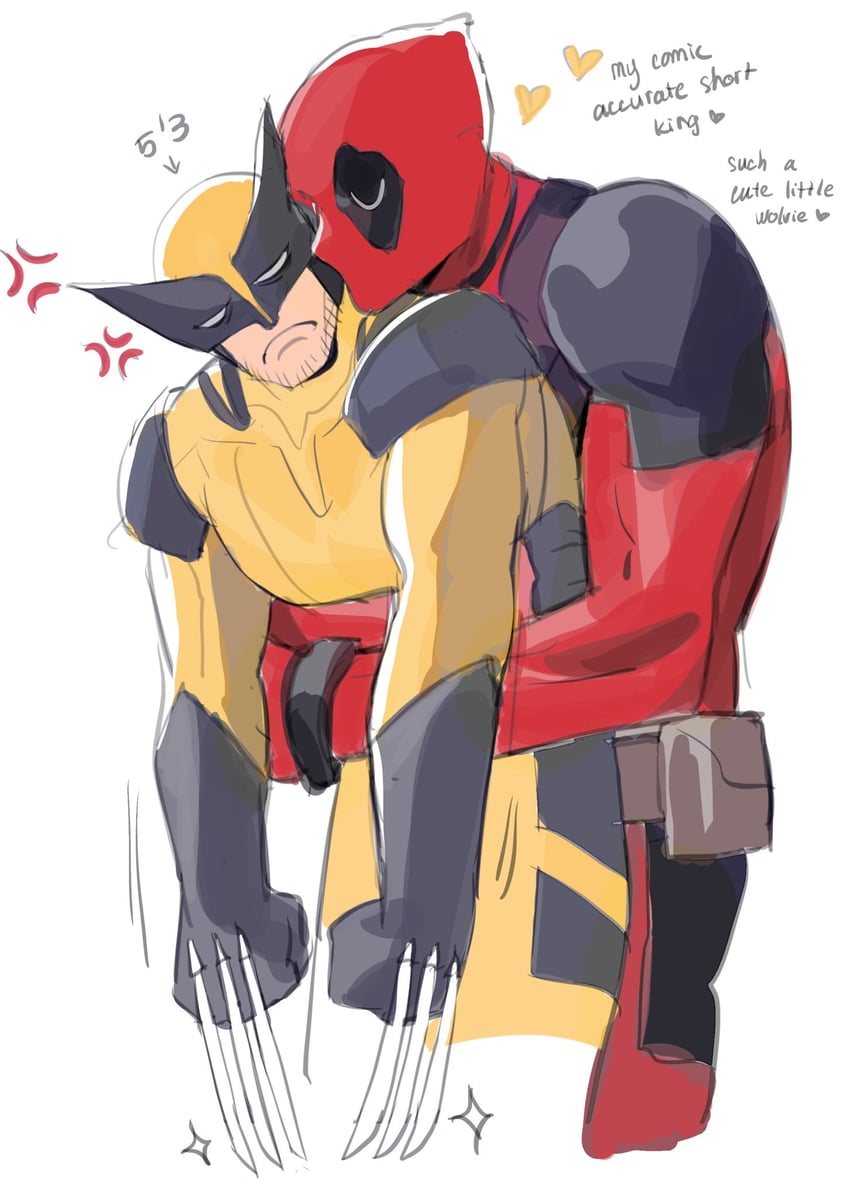 wolverine and deadpool (marvel and 4 more) drawn by stvdm