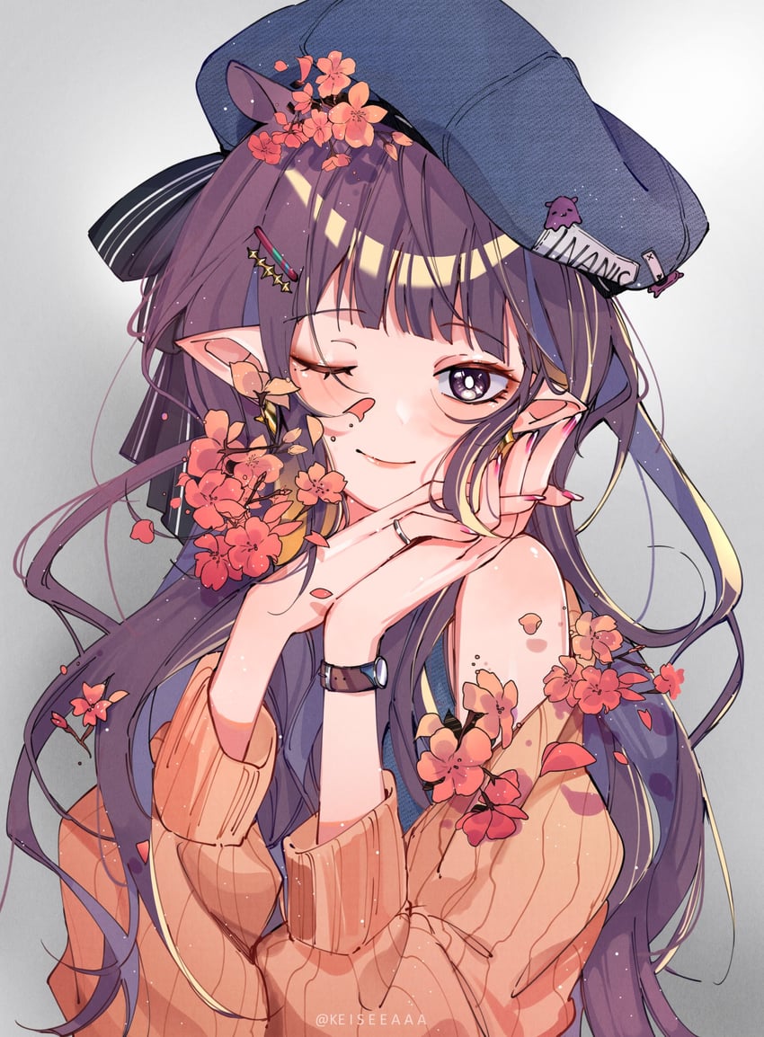 ninomae ina'nis (hololive and 1 more) drawn by keisea