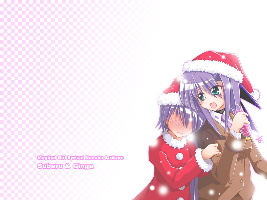 subaru nakajima and ginga nakajima (lyrical nanoha and 1 more) drawn by namuru