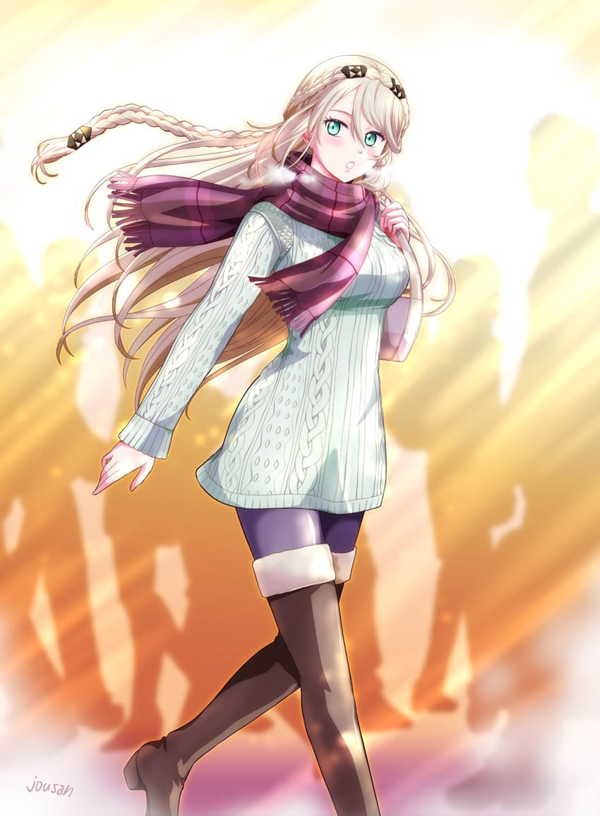 elaine auclair (eiyuu densetsu and 1 more) drawn by xiacheng_tatsuya