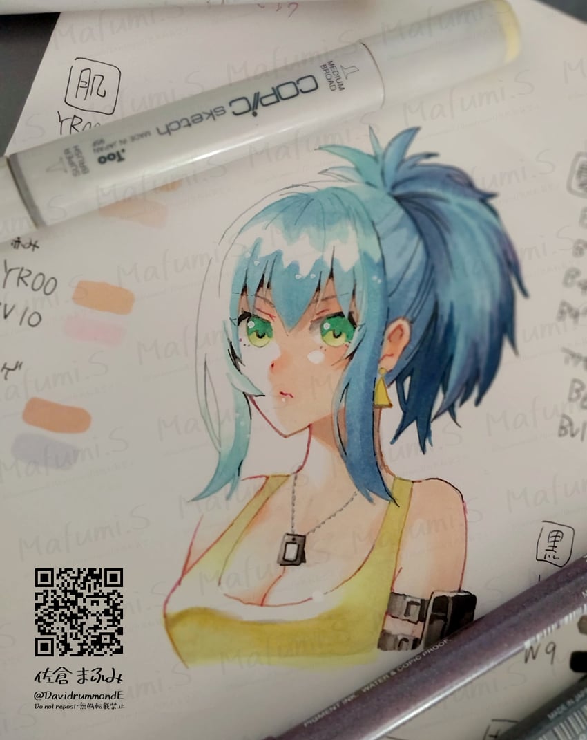 leona heidern (the king of fighters and 1 more) drawn by sakura_mafumi