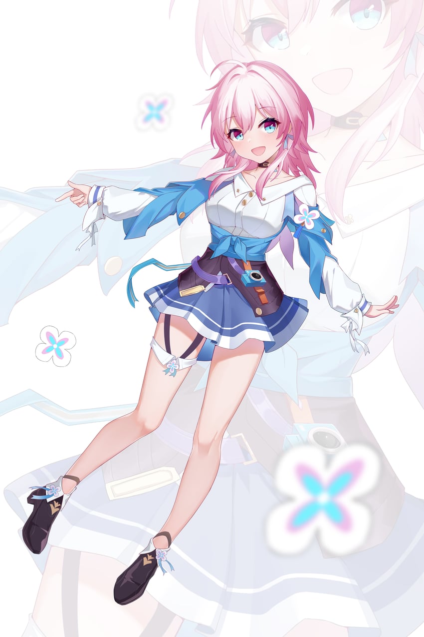 march 7th (honkai and 1 more) drawn by liwen520
