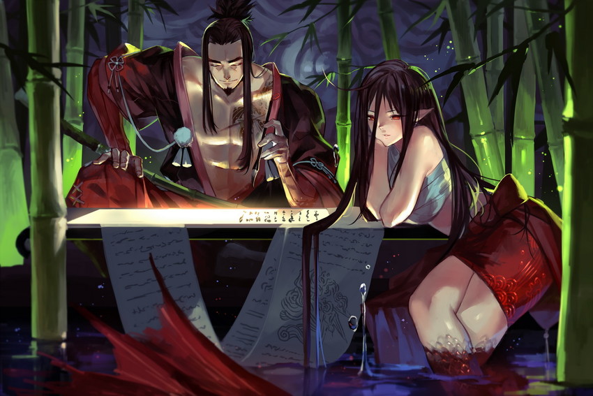 pixiv fantasia and 1 more drawn by joseph_lee
