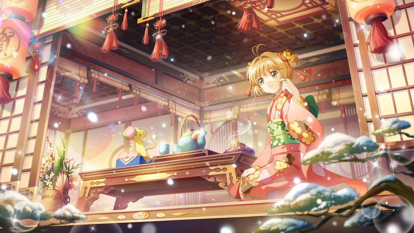 kinomoto sakura and kero (cardcaptor sakura and 1 more)