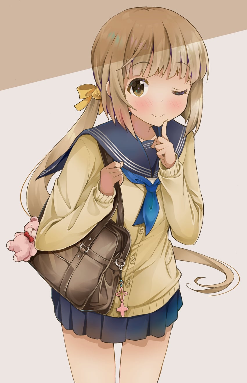 yorita yoshino (idolmaster and 2 more) drawn by michii_yuuki
