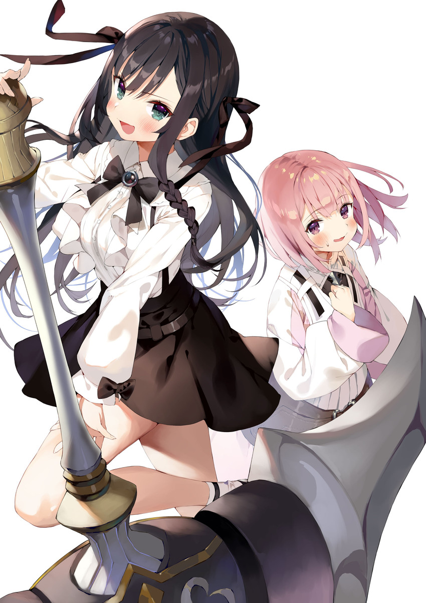 alina clover and lululee ashford (guild no uketsukejou desu ga zangyou wa iya nanode boss wo solo toubatsu shiyou to omoimasu) drawn by gaou_(umaiyo_puyoman)