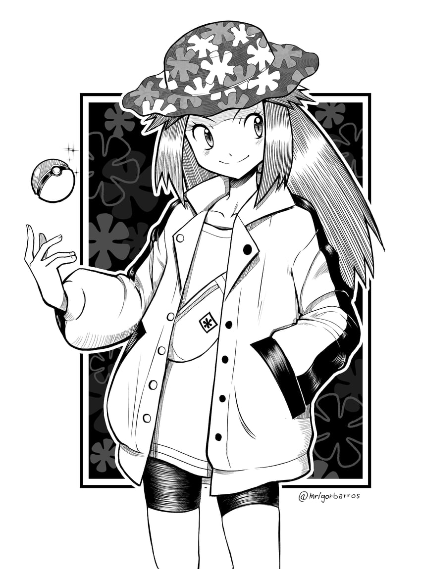 leaf (pokemon and 1 more) drawn by mr.thunderigor