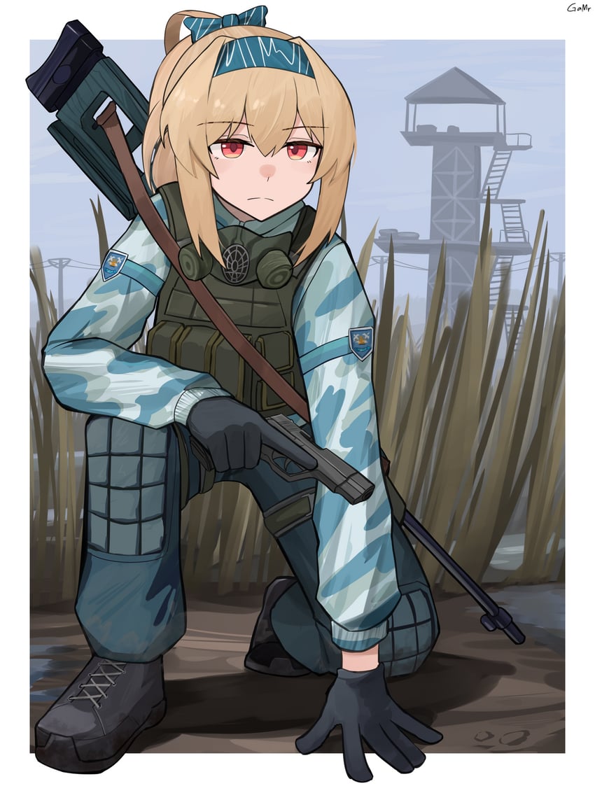 sv-98 (girls' frontline and 1 more) drawn by gamryous