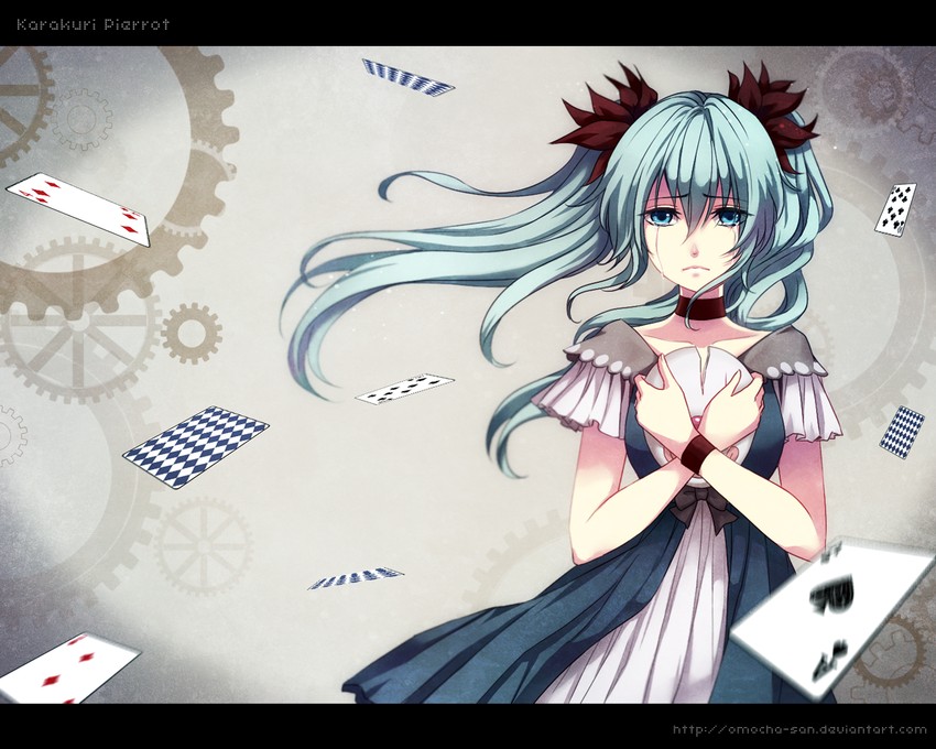 hatsune miku (vocaloid and 2 more) drawn by omocha-san