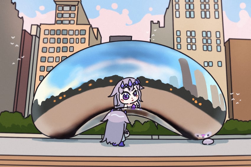 koseki bijou and pebble (hololive and 1 more) drawn by bing_huyue