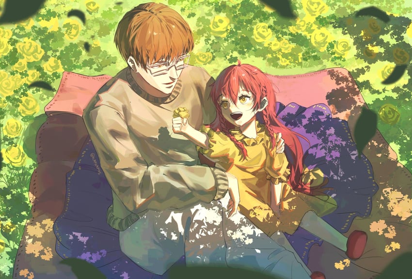 po bidau gustang and eurasia enne zahard (original and 1 more) drawn by kapxapius