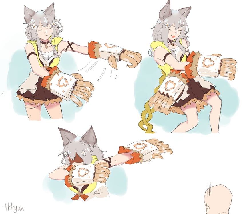sen (granblue fantasy and 1 more) drawn by fikkyun