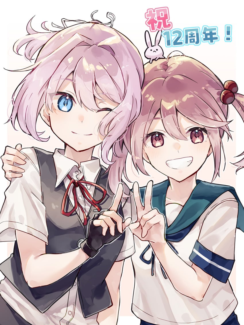 shiranui, sazanami, and shiranui kai ni (kantai collection) drawn by u_yuz_xx