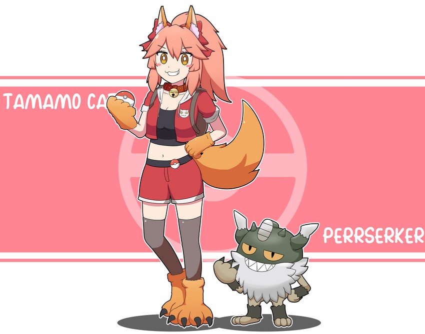 tamamo, tamamo cat, and perrserker (fate and 2 more) drawn by keita_naruzawa