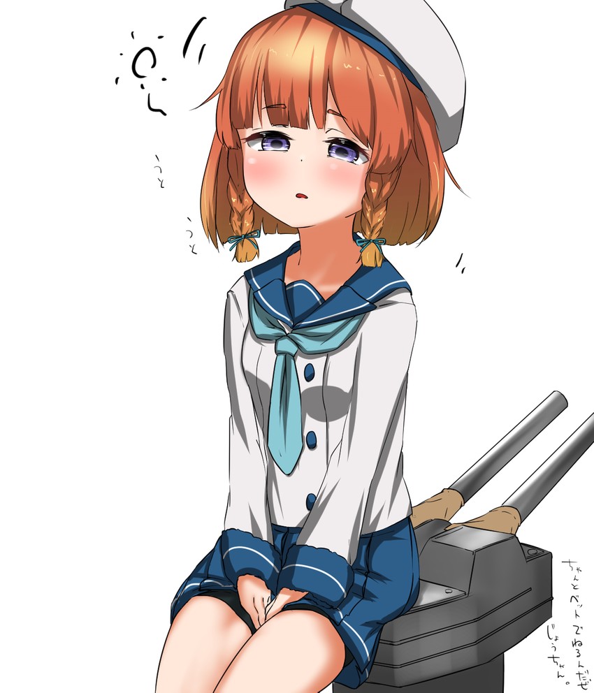 rensouhou-chan and etorofu (kantai collection) drawn by tama_(tamago)