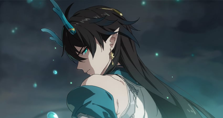 dan heng (honkai and 1 more) drawn by sylvia_(huajiuhuajiu)
