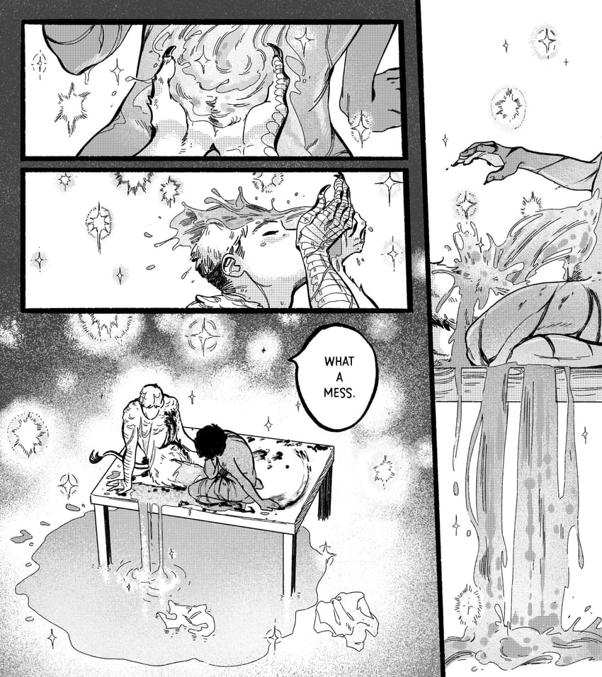 laios touden and kabru (dungeon meshi) drawn by pearl_seemann