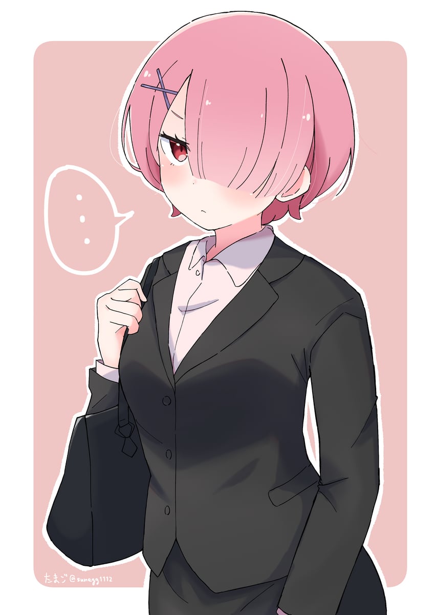ram (re:zero kara hajimeru isekai seikatsu) drawn by sunegg1112