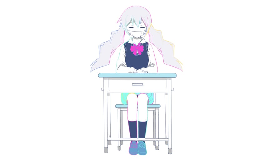 hatsune miku (vocaloid and 1 more) drawn by pinocchio-p