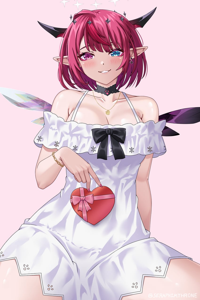irys (hololive and 1 more) drawn by seraphim_throne