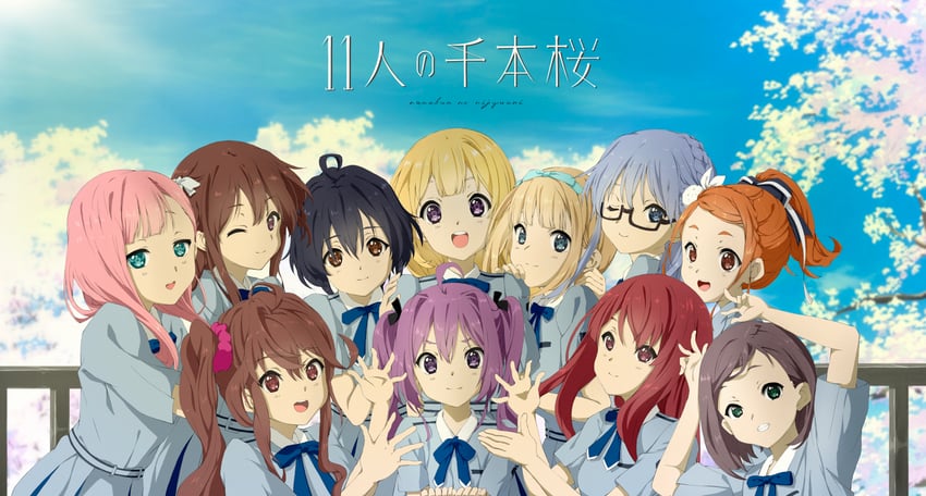takigawa miu, maruyama akane, saito nicole, fujima sakura, sato reika, and 6 more (22/7) drawn by morinomiya_ruri