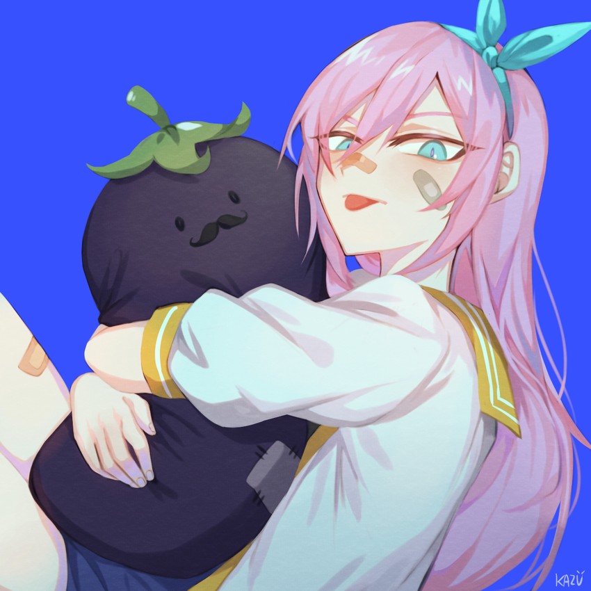 aubrey and mr. plantegg (omori) drawn by kazuya_(kozun)