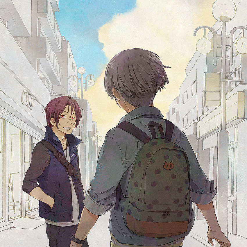 matsuoka rin and nitori aiichirou (free!) drawn by tame