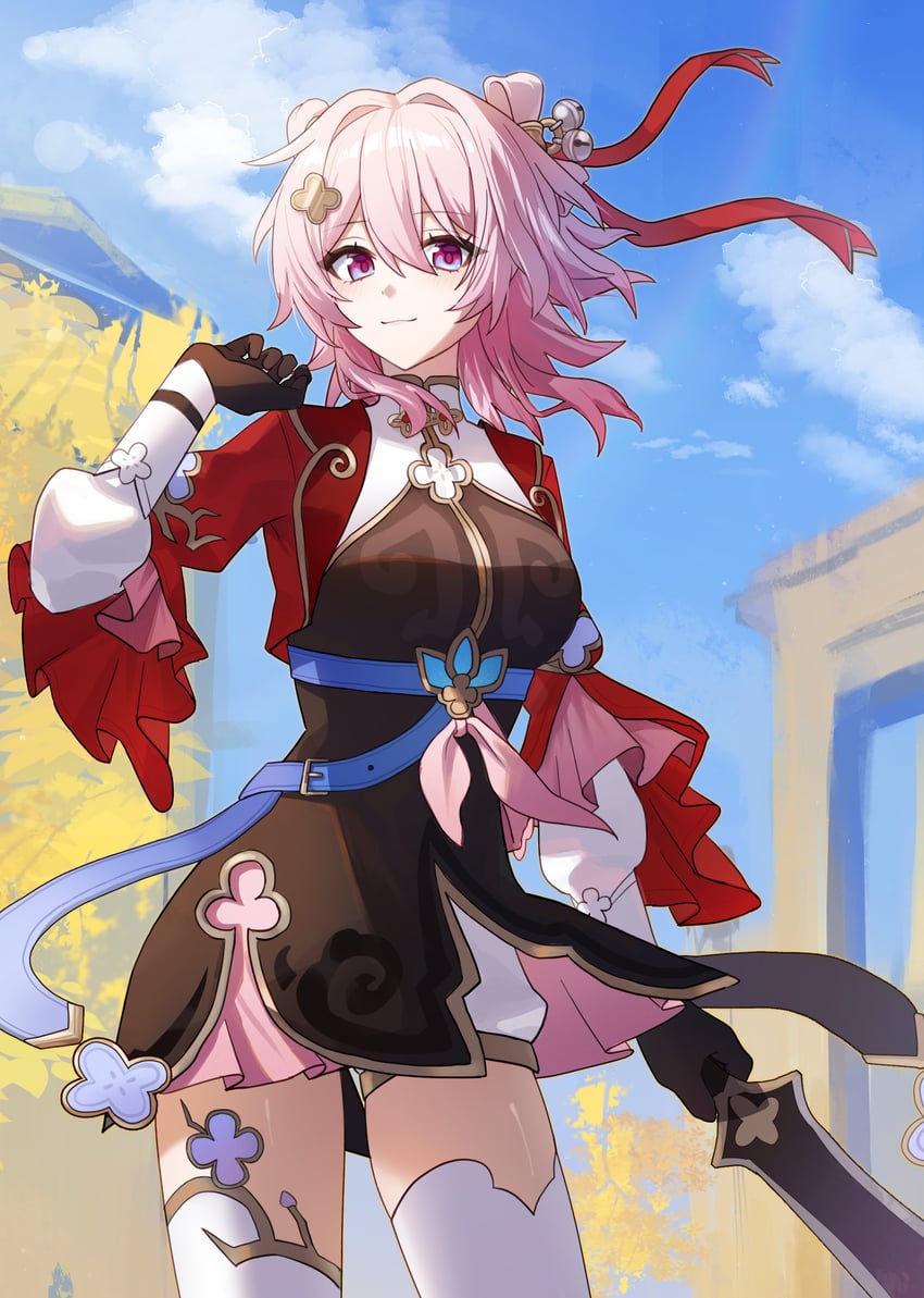 march 7th (honkai and 1 more) drawn by qing231