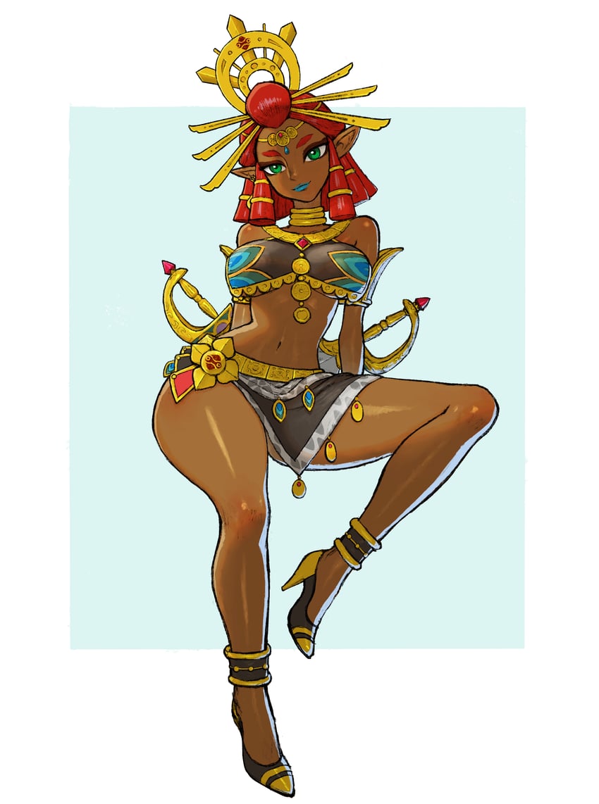 riju (the legend of zelda and 1 more) drawn by dattosan