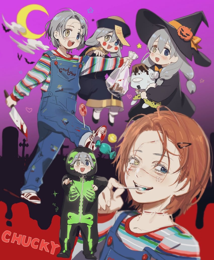 mahito, jogo, and chucky (jujutsu kaisen and 1 more) drawn by nonockha