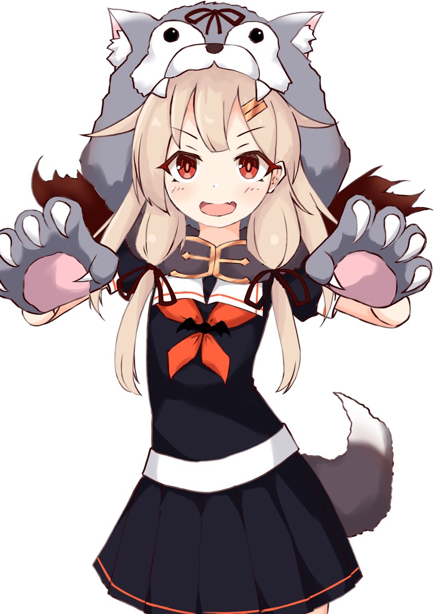 yuudachi and yuudachi kai ni (kantai collection) drawn by ichi_(ichi.colors)