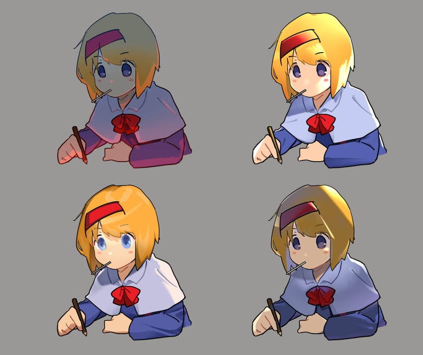 alice margatroid and taisa (touhou and 1 more) drawn by kakusou