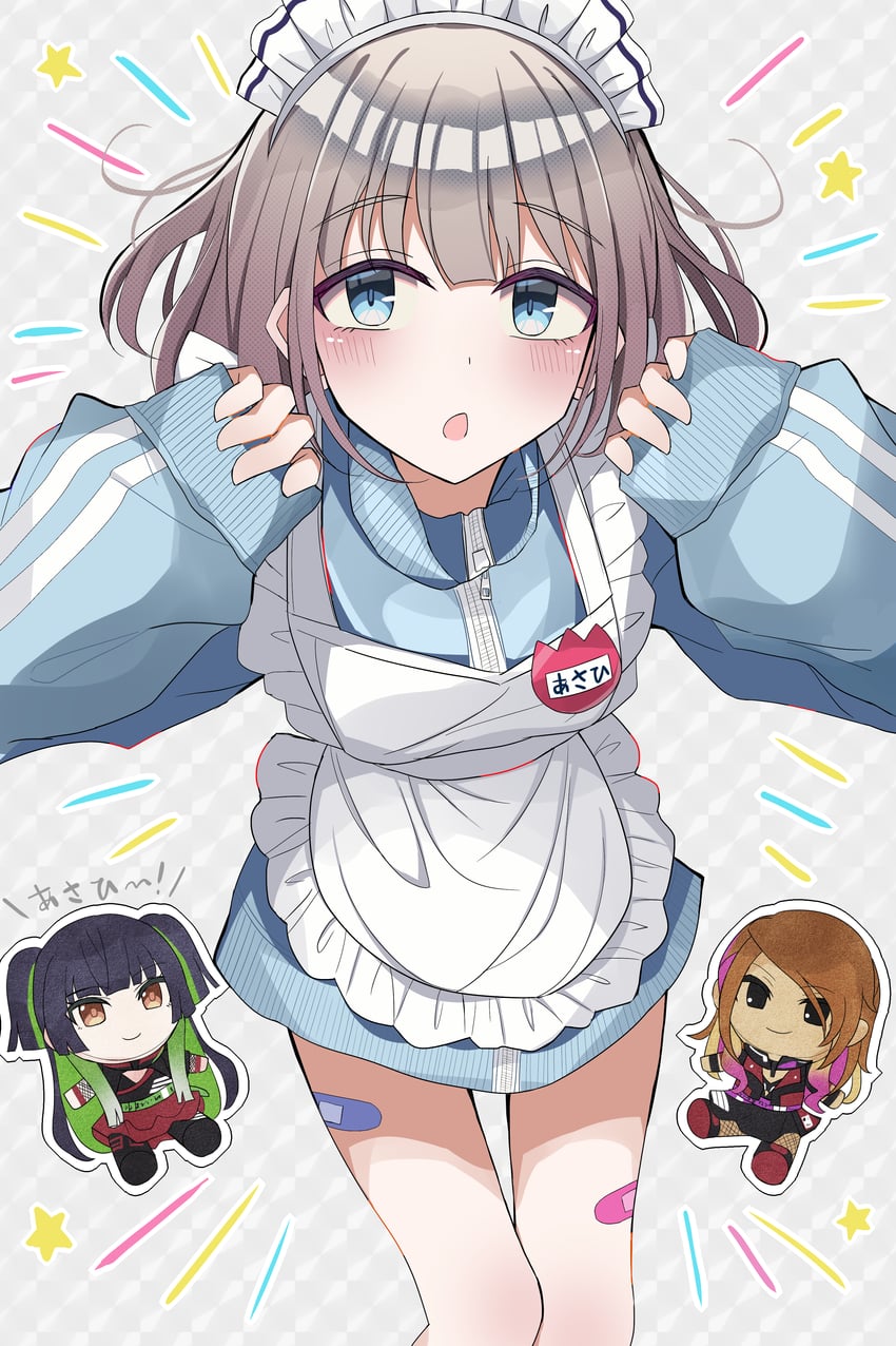 mayuzumi fuyuko, serizawa asahi, and izumi mei (idolmaster and 1 more) drawn by meiji_(meizi493)