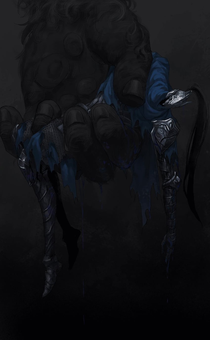 artorias the abysswalker (dark souls and 1 more) drawn by tworain_w