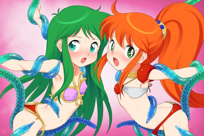 ayanokouji rem and caron (dream hunter rem and 1 more) drawn by fugetsu_taku