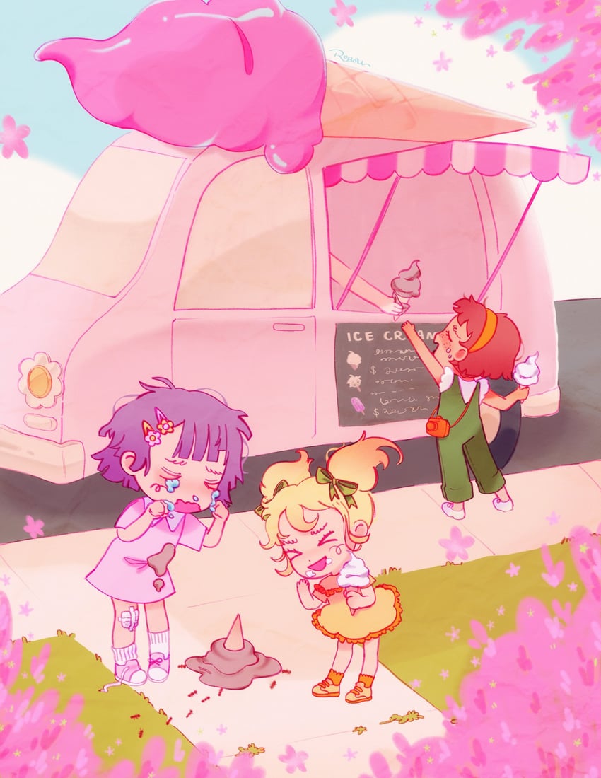 tsumiki mikan and saionji hiyoko (danganronpa and 1 more) drawn by r0bou