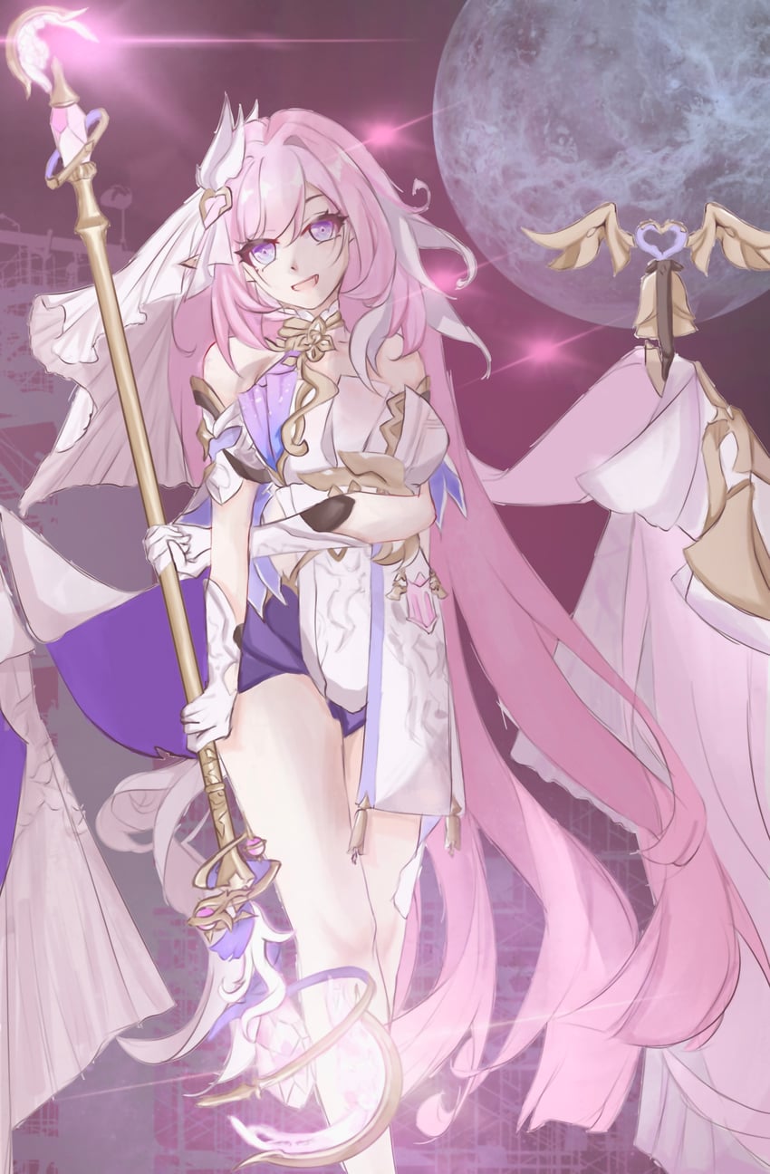 elysia (honkai and 1 more) drawn by su_you