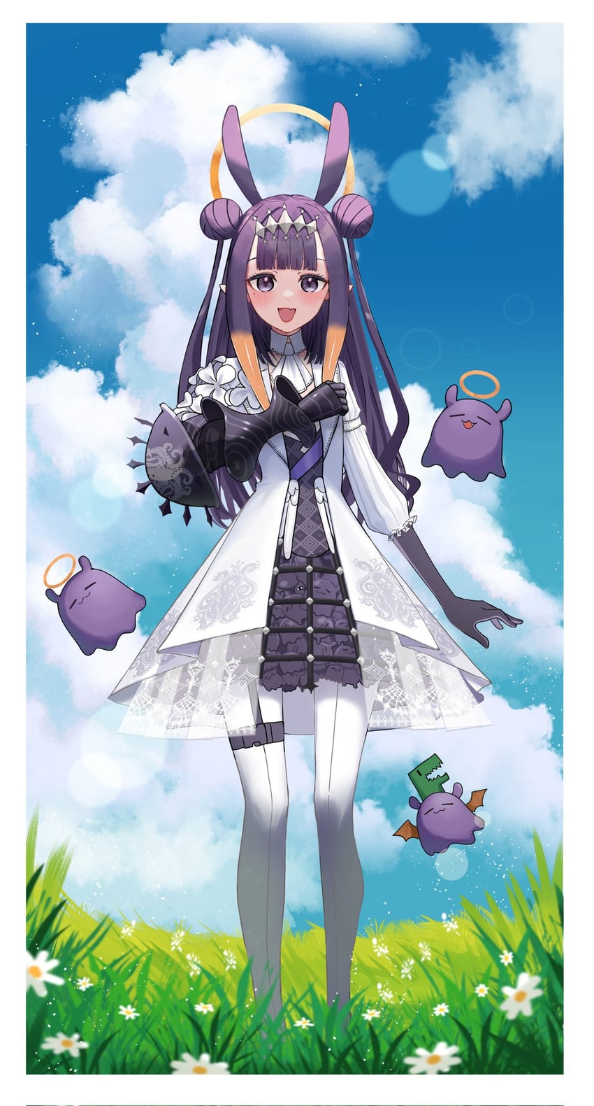 ninomae ina'nis and takodachi (hololive and 1 more) drawn by chrispy_tuna