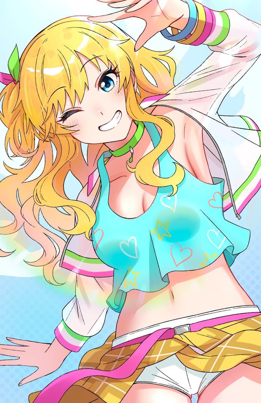 ohtsuki yui (idolmaster and 1 more) drawn by niban_(puka_0507)