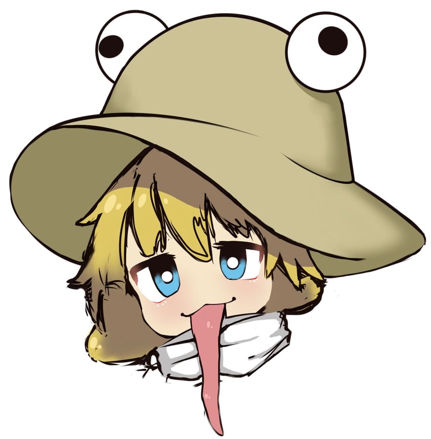 moriya suwako and pyonta (touhou) drawn by rn_(sbr2933090)