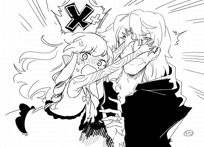 curse maker, doctor magus, doctor magus 4, and curse maker 1 (sekaiju no meikyuu) drawn by nikki_kyousuke