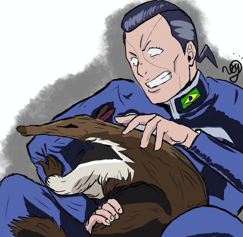 nijimura okuyasu (jojo no kimyou na bouken and 1 more) drawn by voltryn