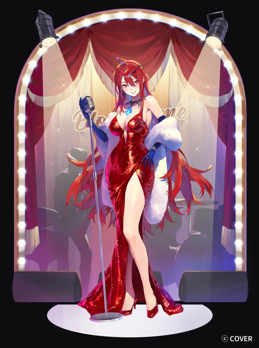 elizabeth rose bloodflame and jessica rabbit (hololive and 1 more) drawn by ye_jji