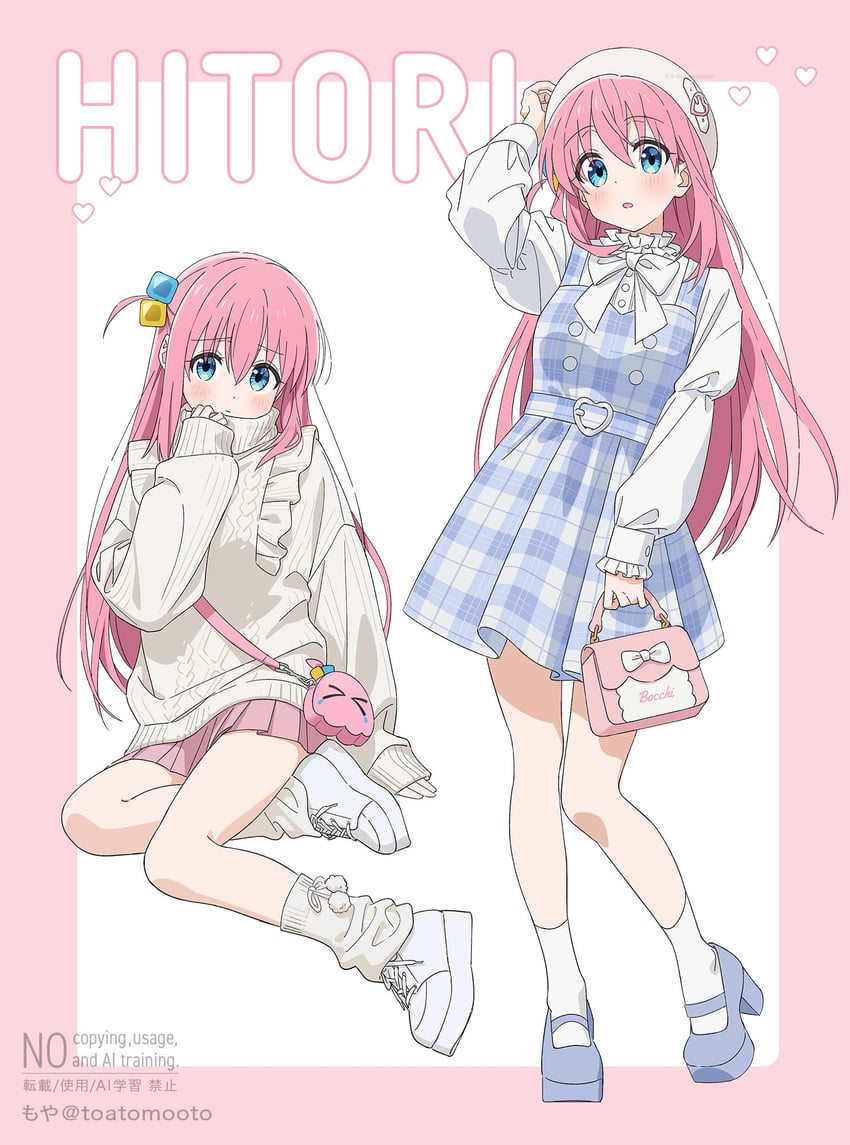 gotoh hitori (bocchi the rock!) drawn by moya_(toatomoot)