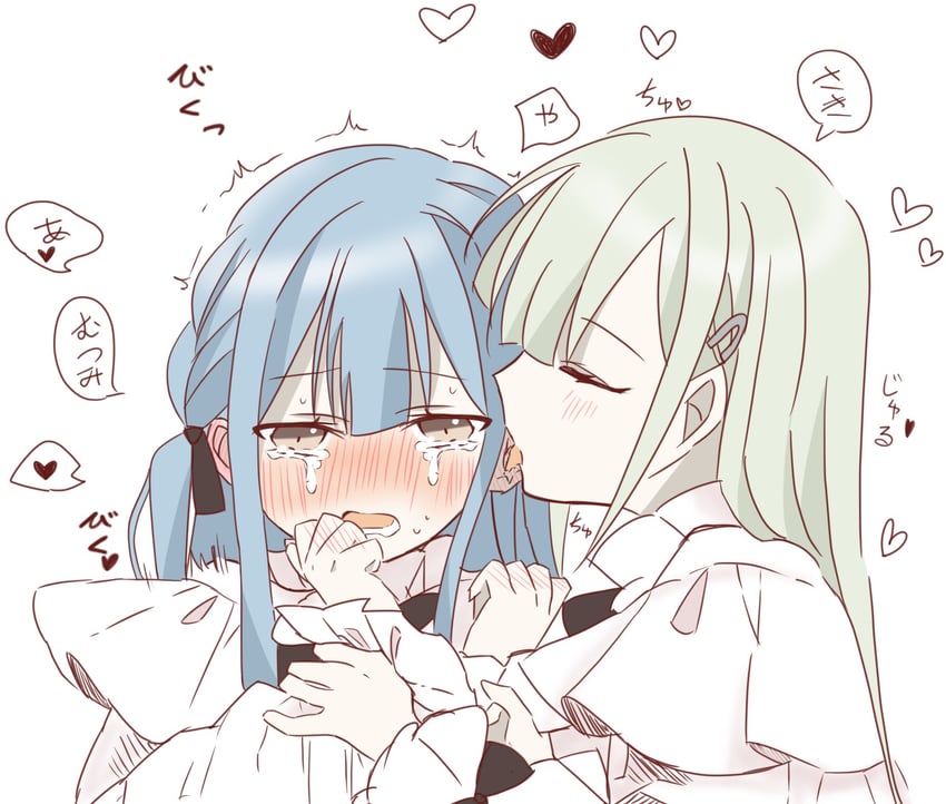 togawa sakiko and wakaba mutsumi (bang dream! and 1 more) drawn by lilykuro_2nd