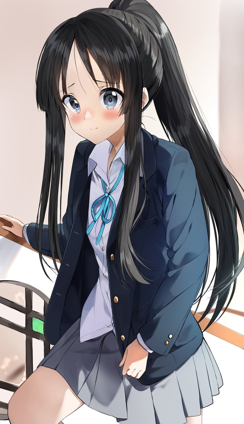 akiyama mio (k-on!) drawn by pentagon_(railgun_ky1206)