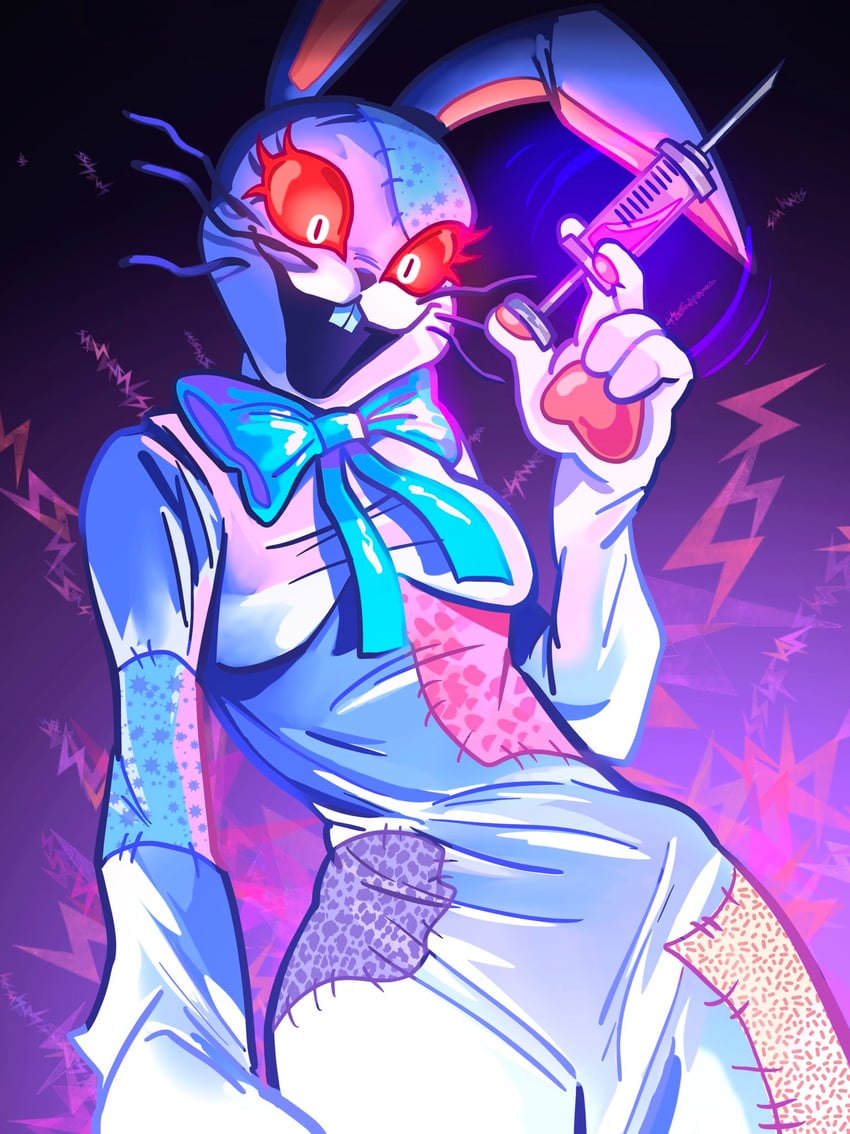 vanny (five nights at freddy's and 1 more) drawn by spybblez