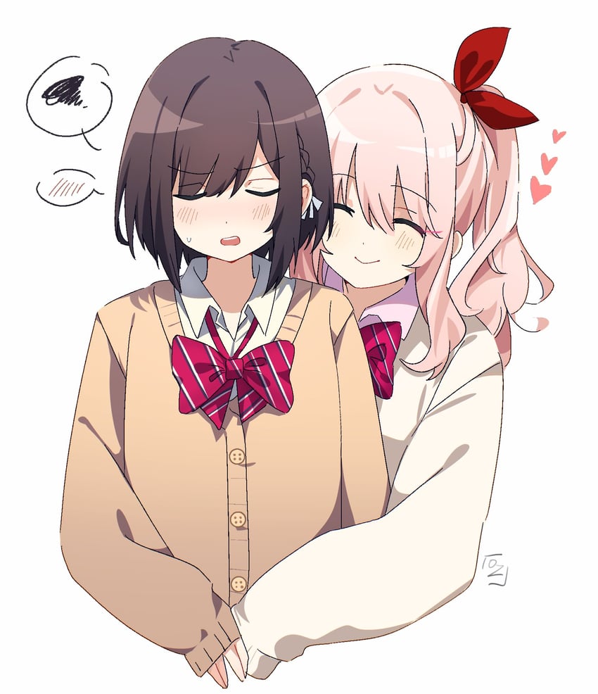 shinonome ena and akiyama mizuki (project sekai) drawn by oz_sumire